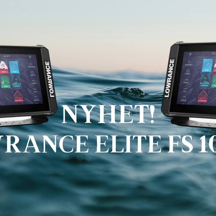 Upptäck Nya Lowrance Elite FS 10 och 12 - nyhet hos Kayakstore.se!