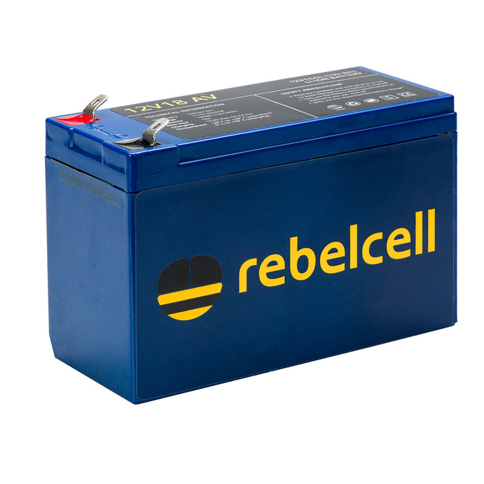 Rebelcell 12V18 AV li-ion Battery med Rebelcell 4A laddare