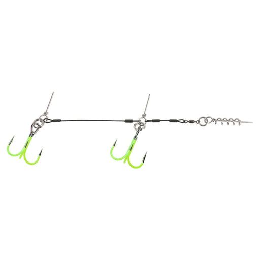 CWC PRO UV Chartreuse Stinger, SS 100lb Giant Tandem 3/0