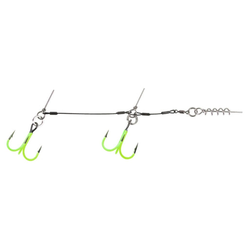 CWC PRO UV Chartreuse Stinger, SS 100lb Original Tandem 2/0