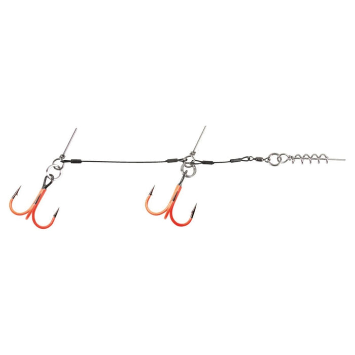 CWC PRO UV Orange Stinger, SS 100lb Original Tandem 2/0