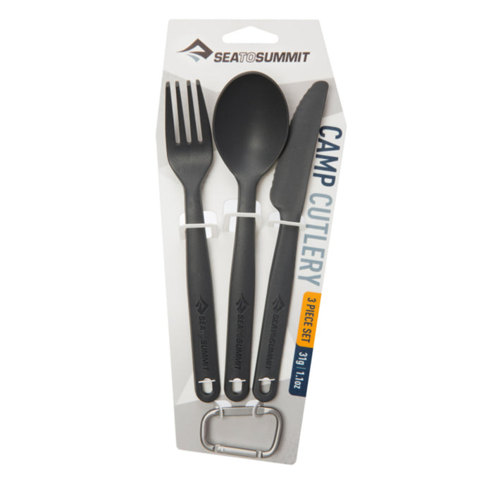 Sea to Summit Cutlery Polypropylen Cutleryset Charcoal