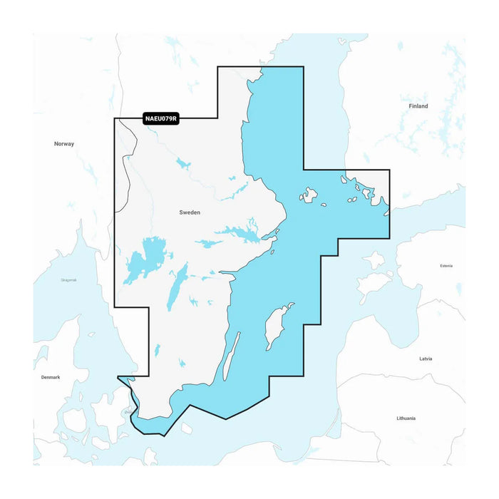 Navionics+ NAEU079R Sydöstra Sverige (Sweden, Southeast)