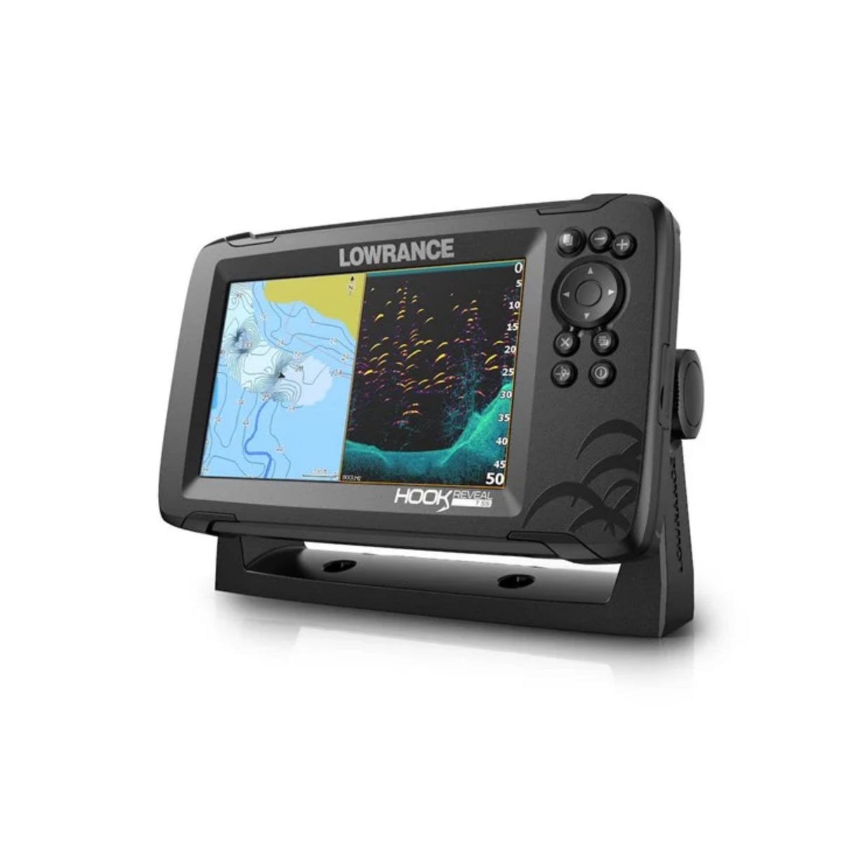 Sondeur GPS Hook Reveal 7 + Sonde 50/200 hz - LOWRANCE - Tiare Market  Fishing