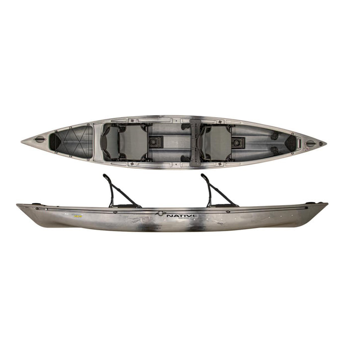 Native  Watercraft Ultimate FX 15 Tandem PRO Fiskekajak - Grey Goose