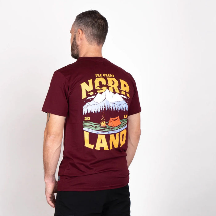 SQRTN Campsite T-Shirt - Port Wine