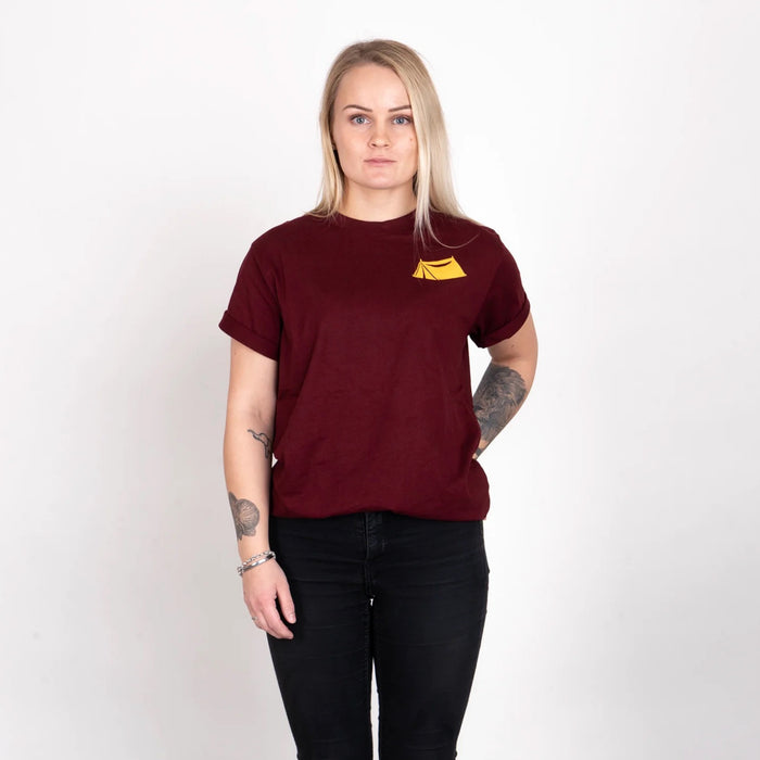 SQRTN Campsite T-Shirt - Port Wine