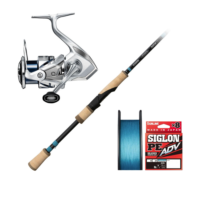 Shimano Stradic FM 2500 + G.Loomis NRX+ 802S Spin + Sunline Paketdeal