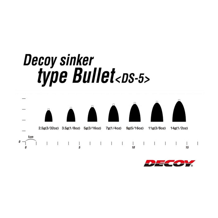 DS-5 DECOY Sinker Type Bullet 3.5g